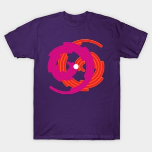 Pink and Orange Swirl T-Shirt